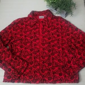 Chicos Embroidered Jacket